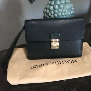 Authentic Louis Vuitton Clad Clutch
